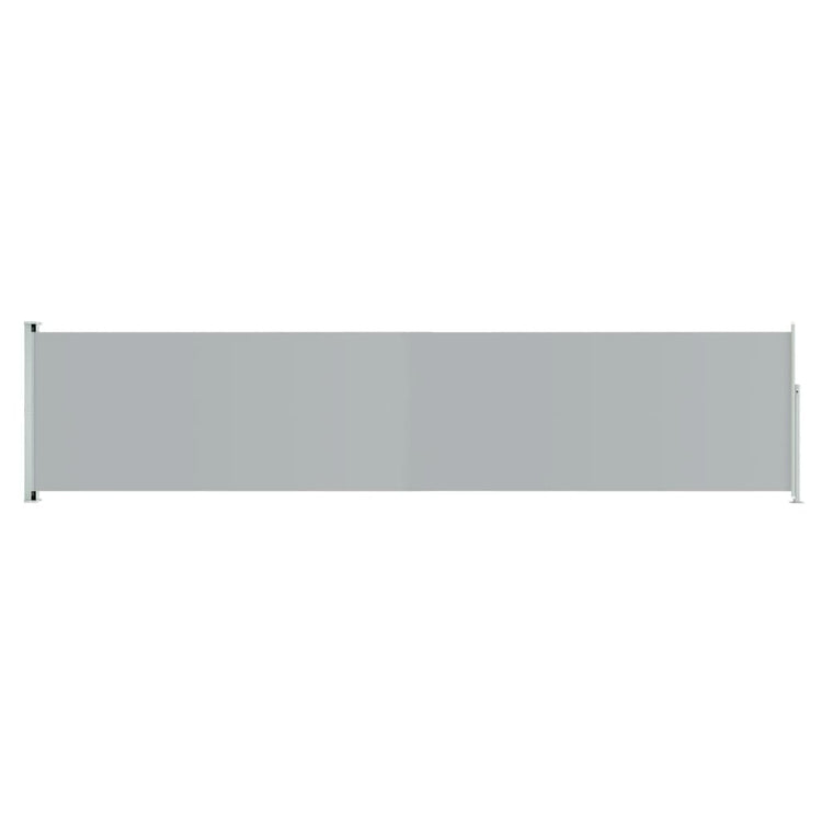 Écran de jardin vidaxl extensible 140x600 cm gris