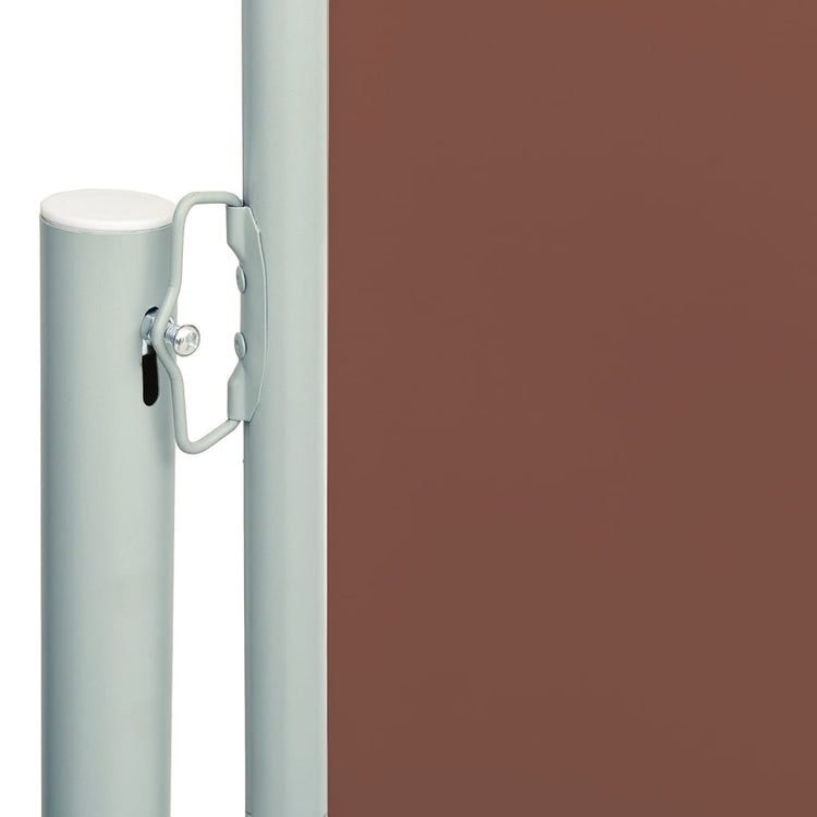 Écran de jardin vidaxl extensible 140x600 cm brun