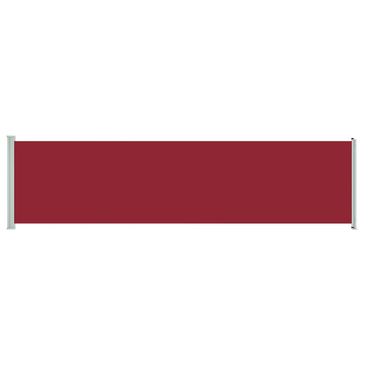 Écran de jardin vidaxl extensible 160x600 cm rouge