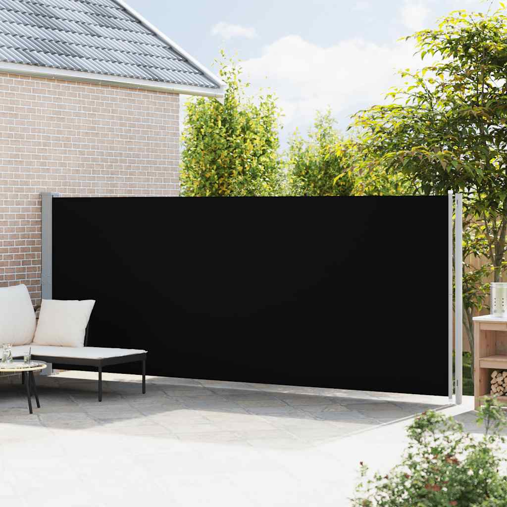 Écran de jardin vidaxl extensible 180x600 cm noir
