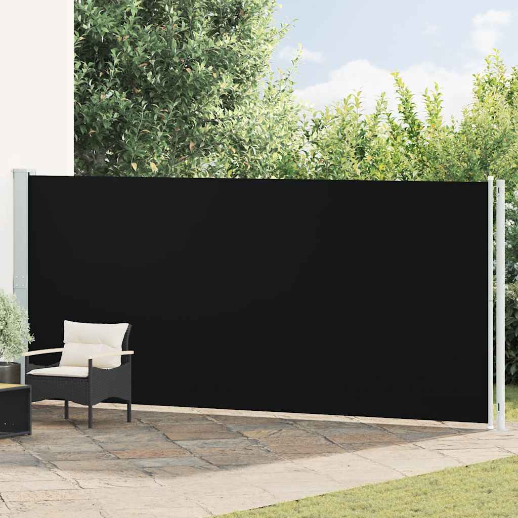 Écran de jardin vidaxl extensible 180x600 cm noir