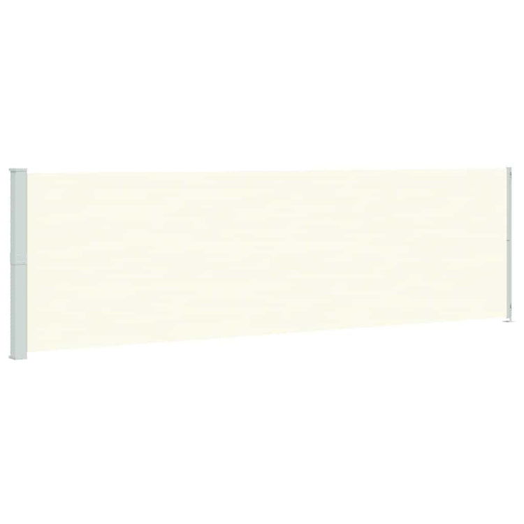 Écran de jardin vidaxl extensible 180x600 cm crème