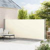 Écran de jardin vidaxl extensible 180x600 cm crème