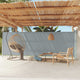 Écran de jardin vidaxl extensible 180x600 cm gris