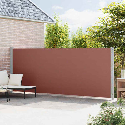 Écran de jardin vidaxl extensible 180x600 cm brun