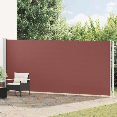 Écran de jardin vidaxl extensible 180x600 cm brun