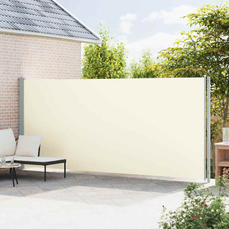 Écran de jardin vidaxl extensible 200x600 cm crème