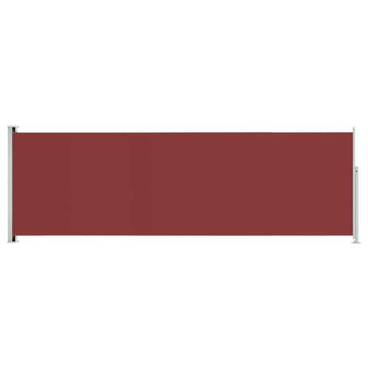 Écran de jardin vidaxl extensible 200x600 cm rouge