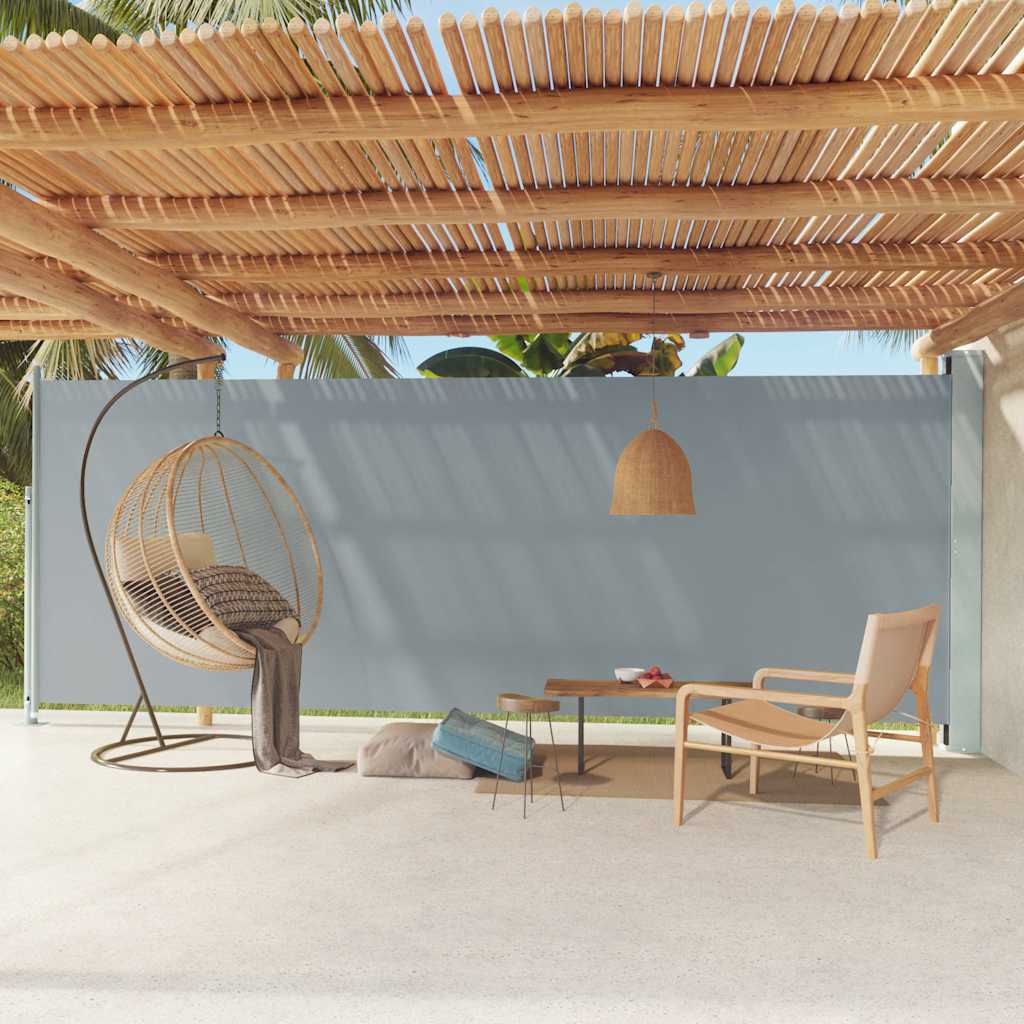 Écran de jardin vidaxl extensible 200x600 cm gris