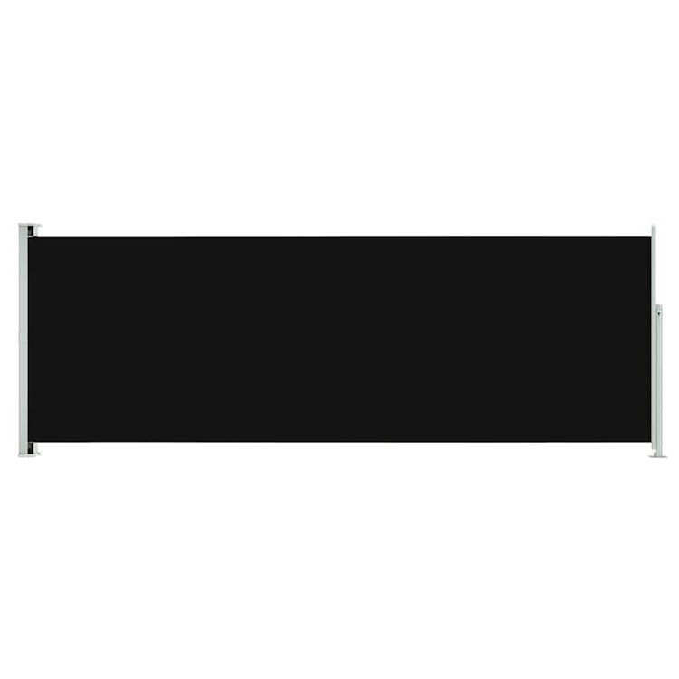 Écran de jardin vidaxl extensible 220x600 cm noir