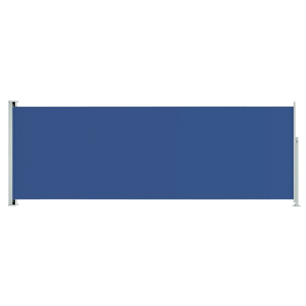 Écran de jardin vidaxl extensible 220x600 cm bleu