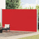 Écran de jardin vidaxl extensible 220x600 cm rouge