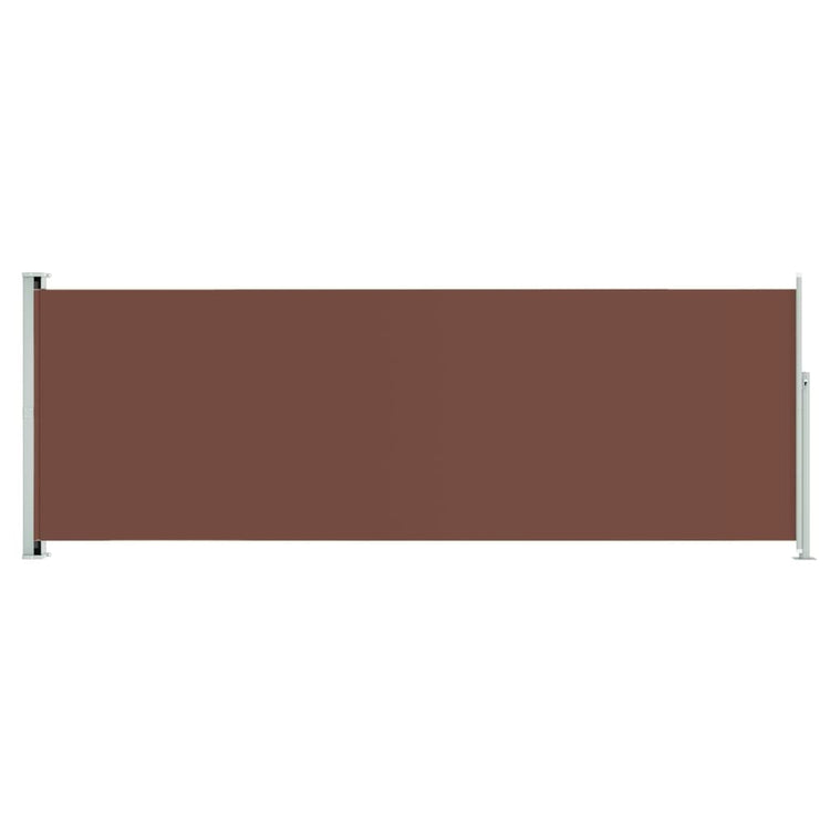 Écran de jardin vidaxl extensible 220x600 cm brun