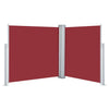 Pare-brise Vidaxl extensible 117x600 cm rouge
