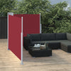 Pare-brise Vidaxl extensible 117x600 cm rouge