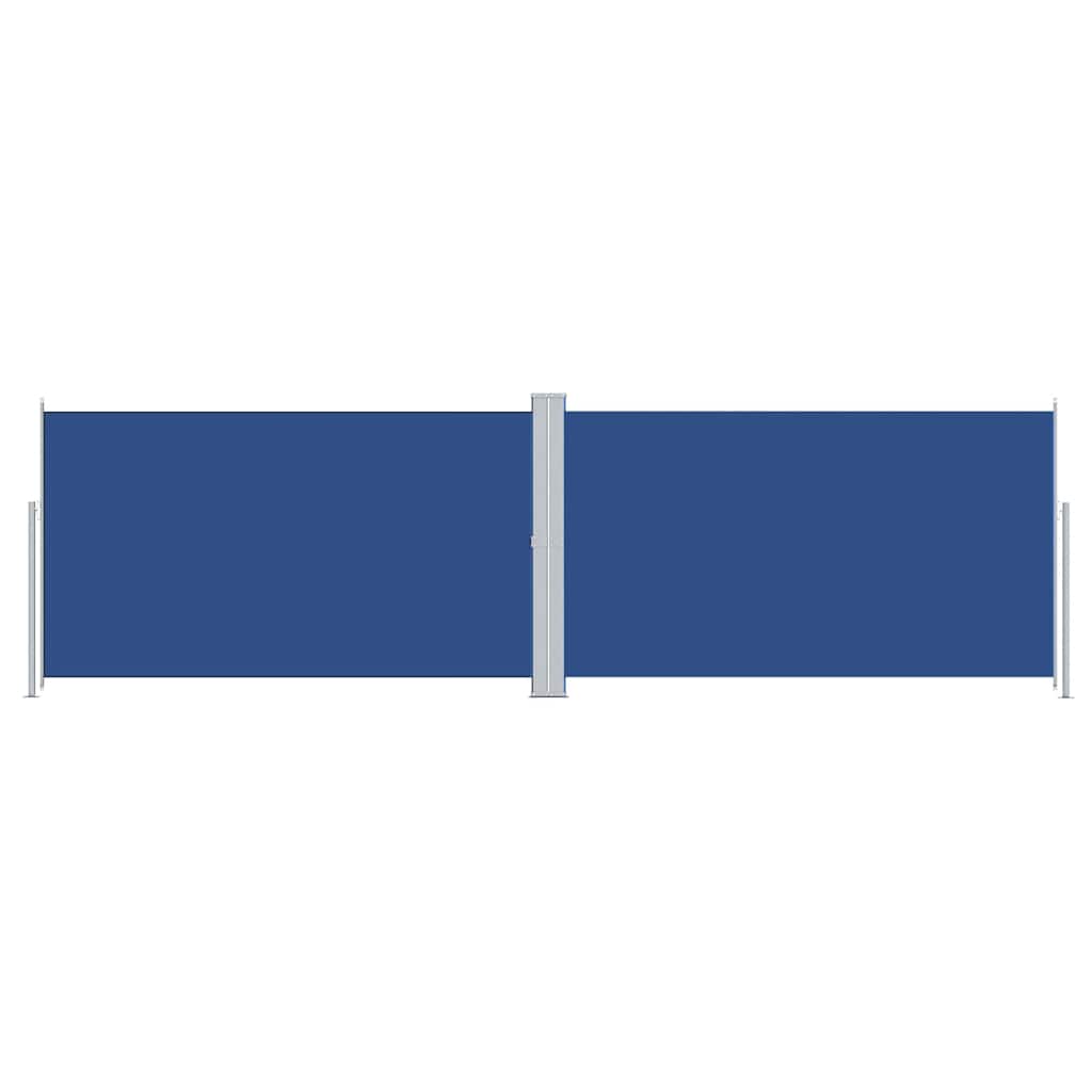 Pare-brise Vidaxl extensible 180x600 cm bleu