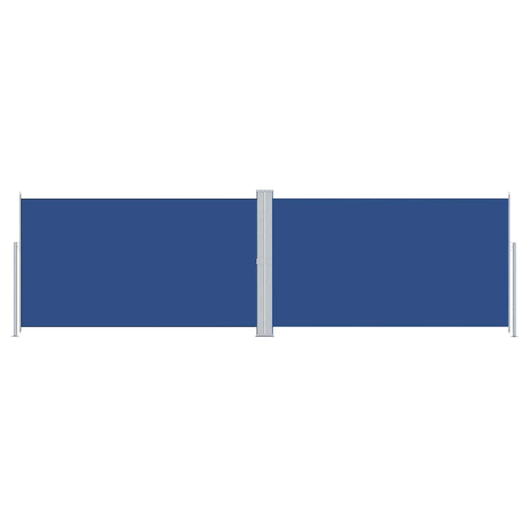 Pare-brise Vidaxl extensible 180x600 cm bleu