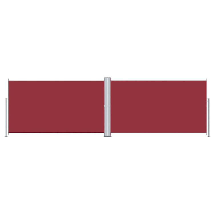Pare-brise Vidaxl extensible 180x600 cm rouge