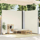 En pare-brise Vidaxl extensible 200x600 cm Crème-Colored
