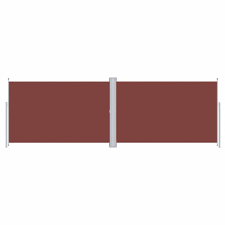 Pare-brise Vidaxl extensible 200x600 cm brun