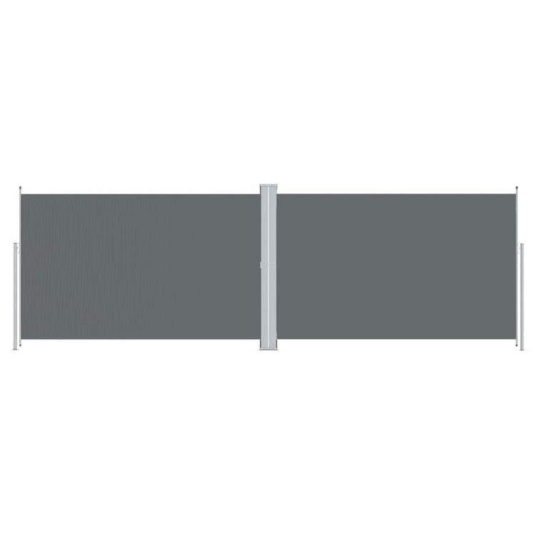 En pare-brise Vidaxl extensible 220x600 cm anthracite -colored