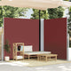 Pare-brise Vidaxl extensible 220x600 cm brun