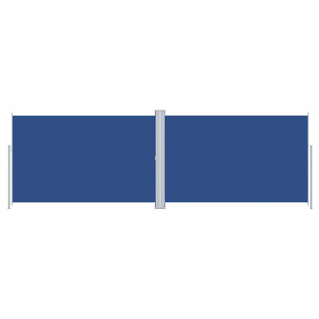 Pare-brise Vidaxl extensible 220x600 cm bleu