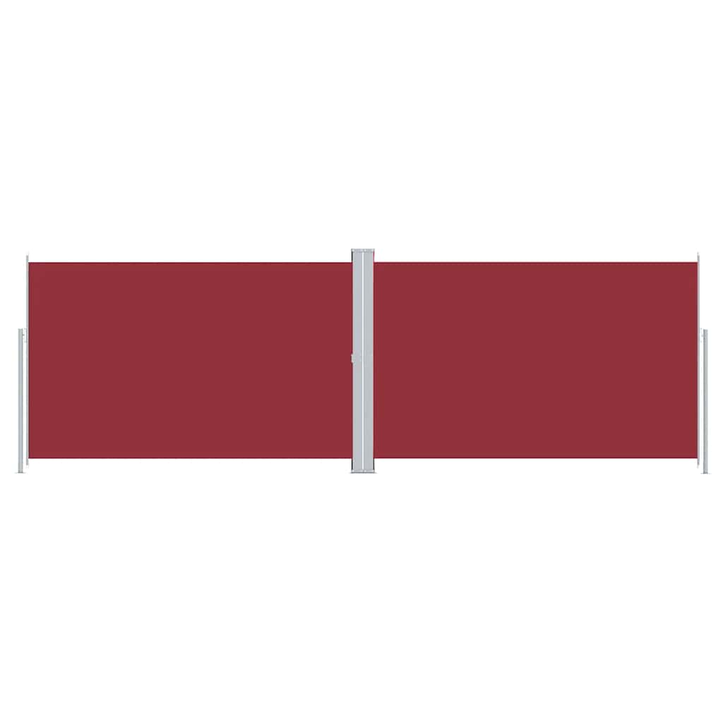 Pare-brise Vidaxl extensible 220x600 cm rouge