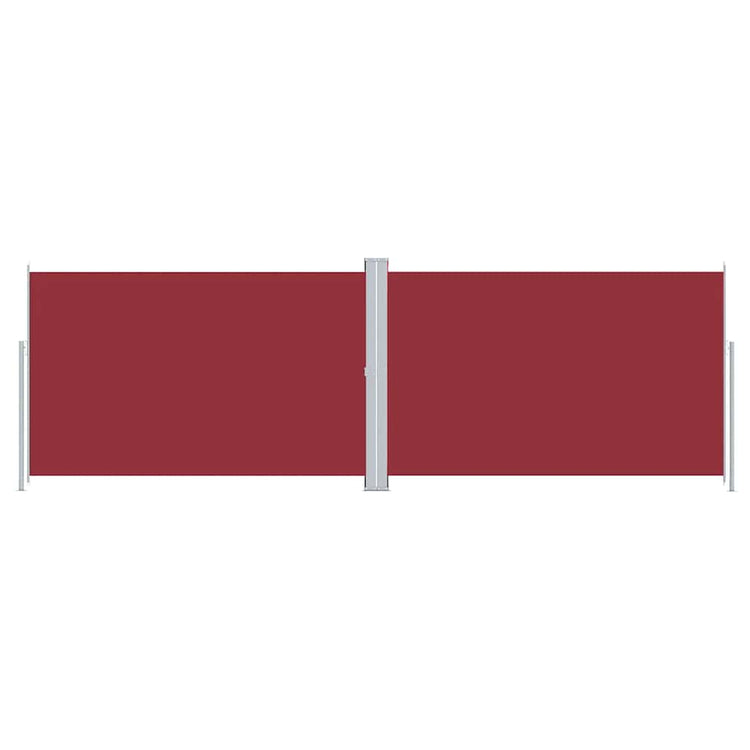 Pare-brise Vidaxl extensible 220x600 cm rouge