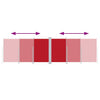 Pare-brise Vidaxl extensible 220x600 cm rouge