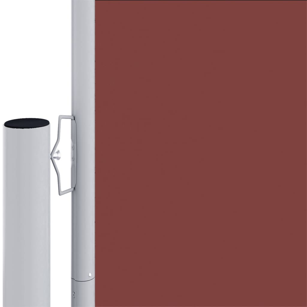 Pare-brise Vidaxl extensible 140x1000 cm brun