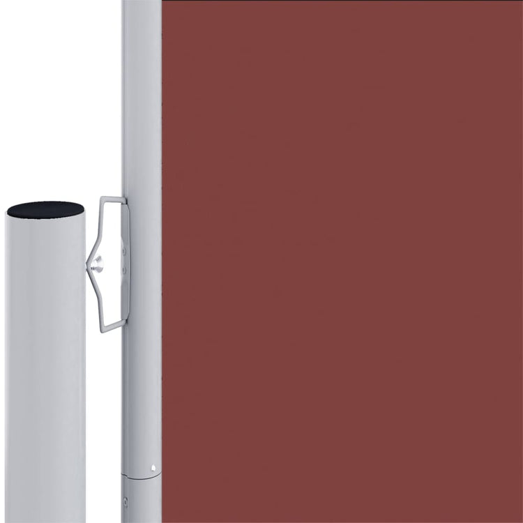 Pare-brise Vidaxl extensible 140x1000 cm brun