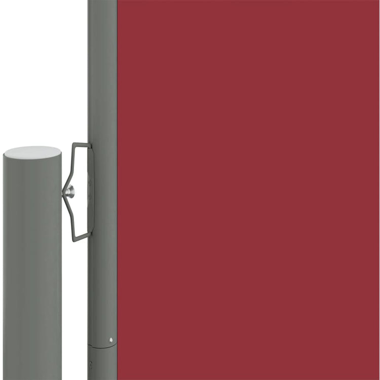 Pare-brise Vidaxl extensible 140x1000 cm rouge
