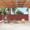 Pare-brise Vidaxl extensible 160x1000 cm brun