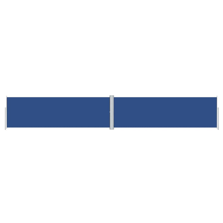 Pare-brise Vidaxl extensible 160x1000 cm bleu