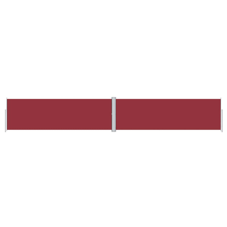 Pare-brise Vidaxl extensible 160x1000 cm rouge