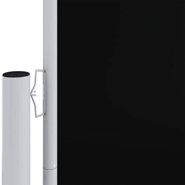 Pare-brise vidaxl extensible 180x1000 cm noir