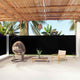 Pare-brise vidaxl extensible 180x1000 cm noir