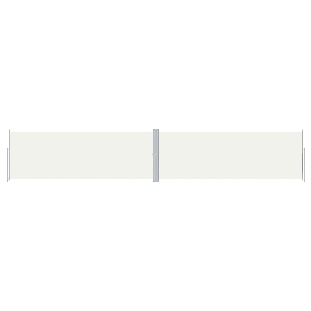 Pare-brise vidaxl extensible 180x1000 cm noir