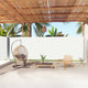 Pare-brise vidaxl extensible 180x1000 cm noir