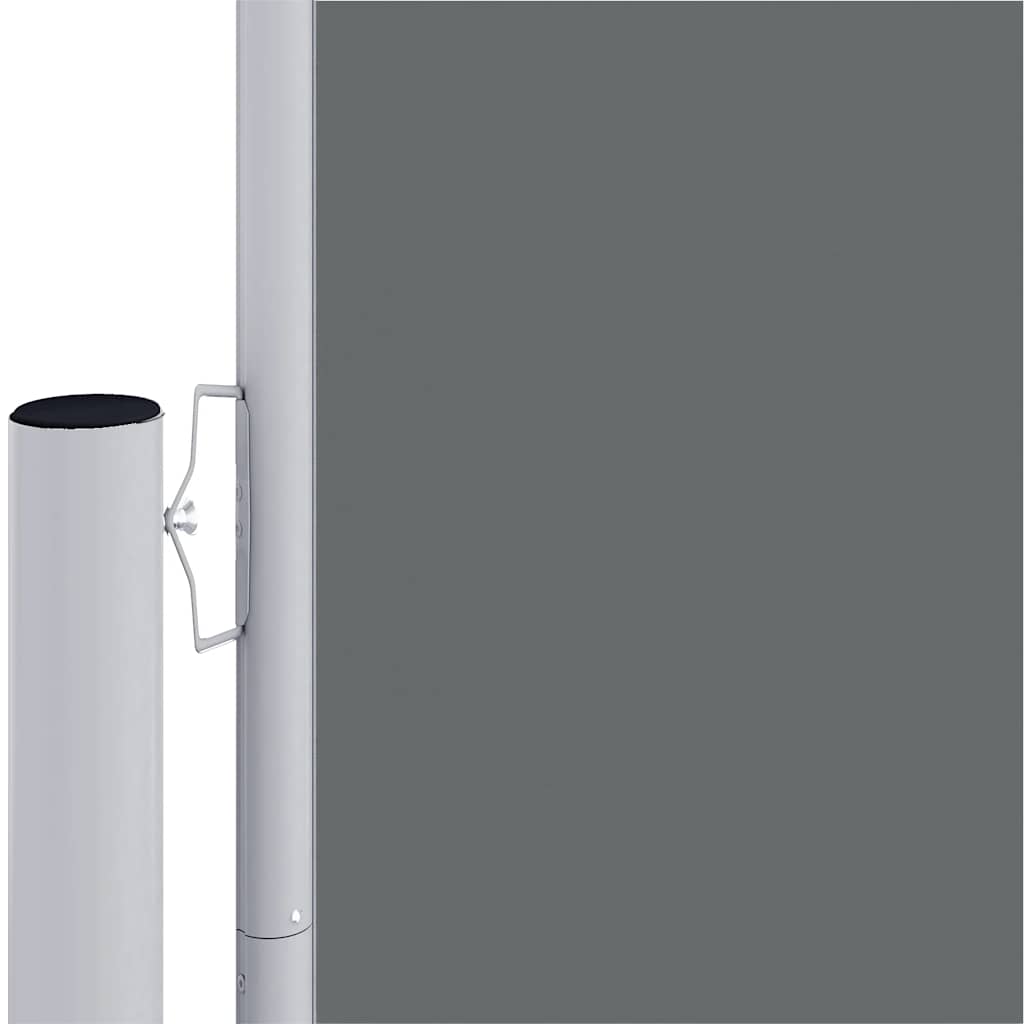 Pare-brise Vidaxl extensible 180x1000 cm anthracite -colored