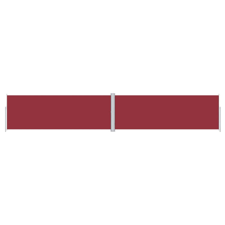 Pare-brise vidaxl extensible 180x1000 cm rouge