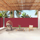 Pare-brise vidaxl extensible 180x1000 cm rouge