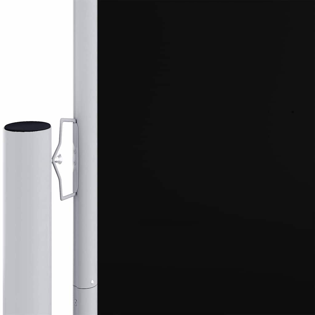 Pare-brise vidaxl extensible 200x1000 cm noir