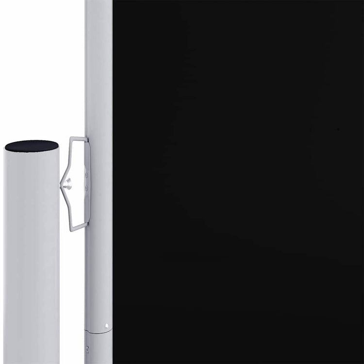 Pare-brise vidaxl extensible 200x1000 cm noir