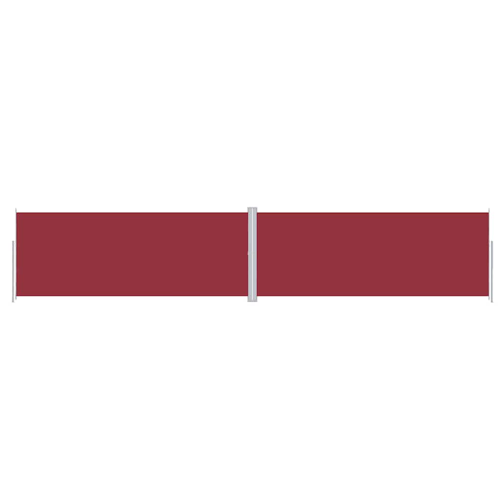 Pare-brise vidaxl extensible 200x1000 cm rouge