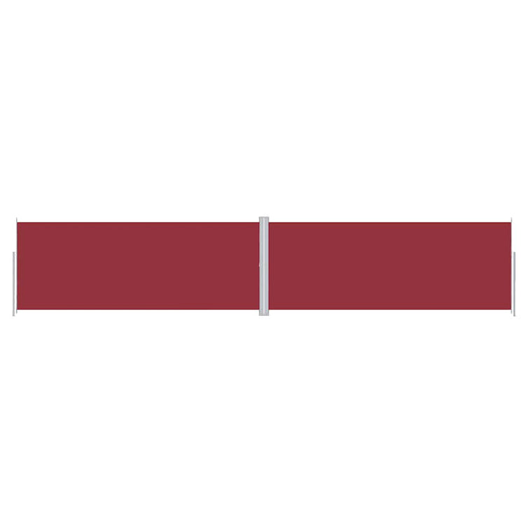 Pare-brise vidaxl extensible 200x1000 cm rouge
