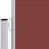 Pare-brise Vidaxl extensible 220x1000 cm brun