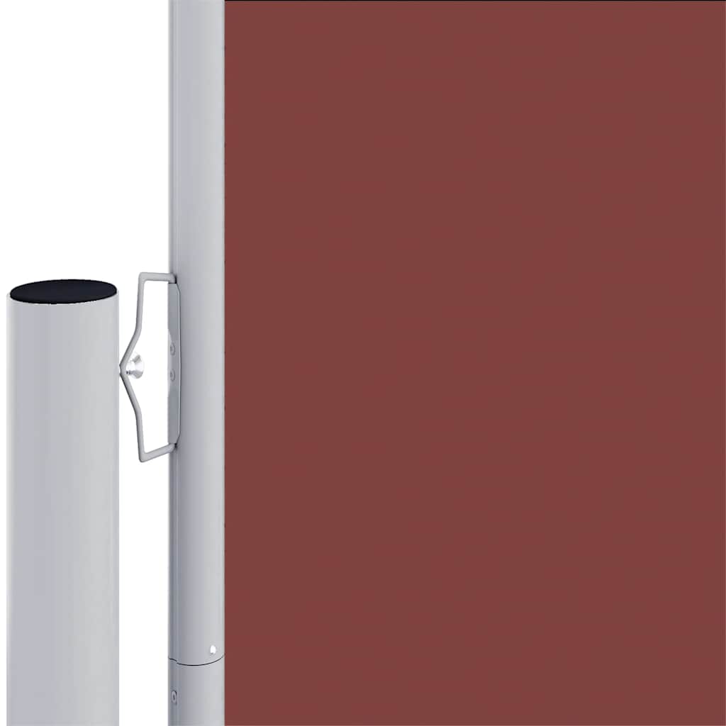 Pare-brise Vidaxl extensible 220x1000 cm brun