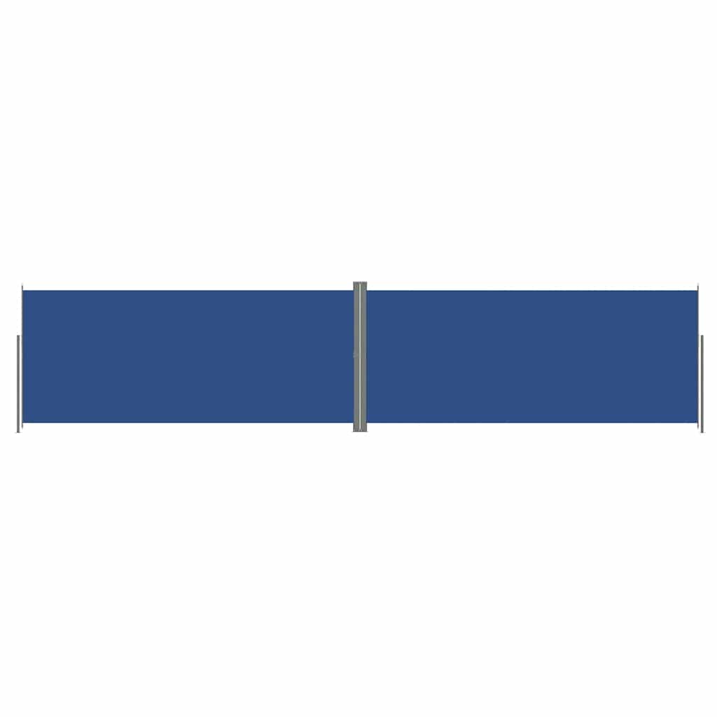Pare-brise Vidaxl extensible 220x1000 cm bleu